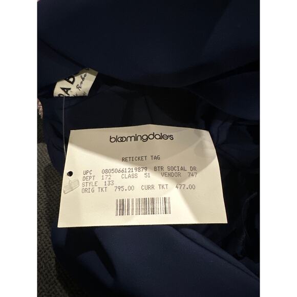 Chiara Boni La Petite Robe Blue Battiata Stretch Dress Size IT 42 US 6 - Picture 8 of 11